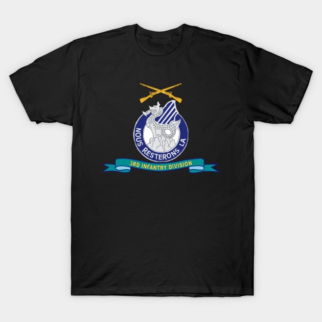 3rd Infantry Division - w Br - Ribbon T-Shirt by twix123844